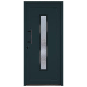 Porta Ingresso Antracite 98x208 cm in PVCcod mxl 118001