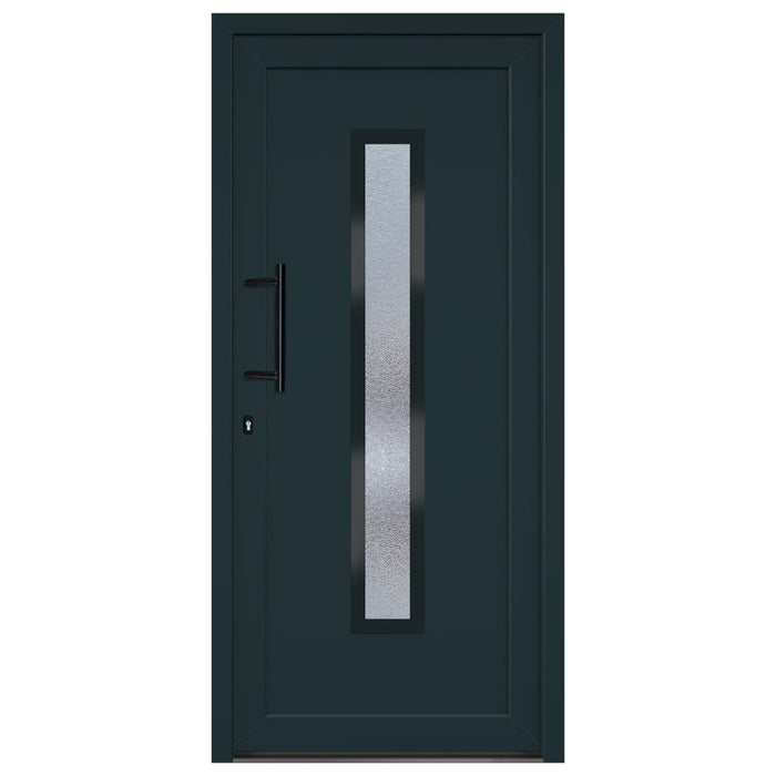 Porta Ingresso Antracite 98x208 cm in PVC 3157086