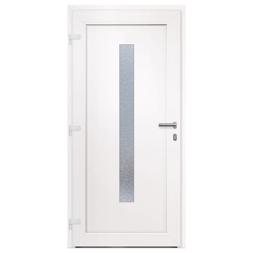 Porta Ingresso Antracite 98x208 cm in PVC 3157086