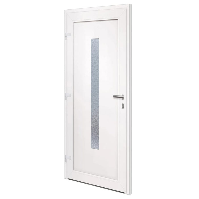 Porta Ingresso Antracite 98x208 cm in PVC 3157086