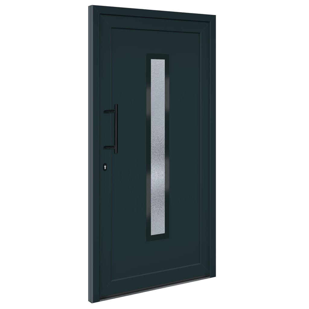 Porta Ingresso Antracite 108x200 cm in PVC 3157087