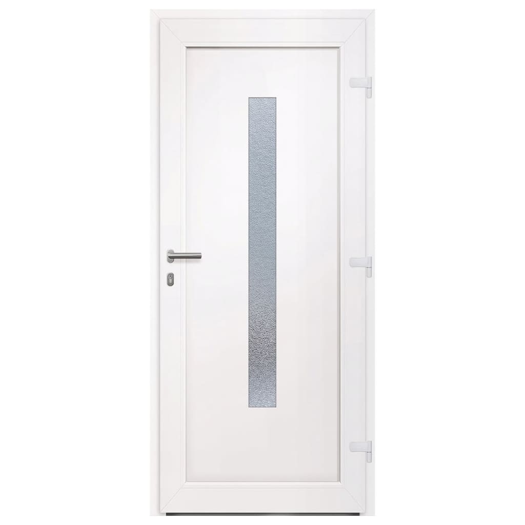 Porta Ingresso Antracite 88x200 cm in PVC 3157089