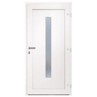 Porta Ingresso Antracite 98x200 cm in PVC 3157090