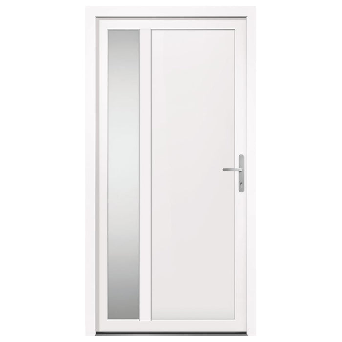 Porta Ingresso Bianca 108x208 cm in PVC 3157099