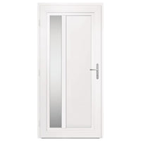 Porta Ingresso Antracite 98x208 cm in PVC 3157101