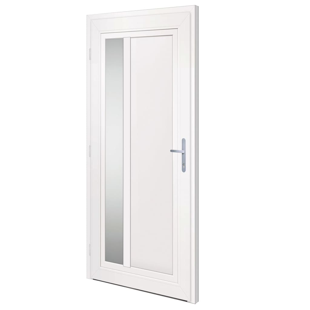 Porta Ingresso Antracite 98x208 cm in PVC 3157101