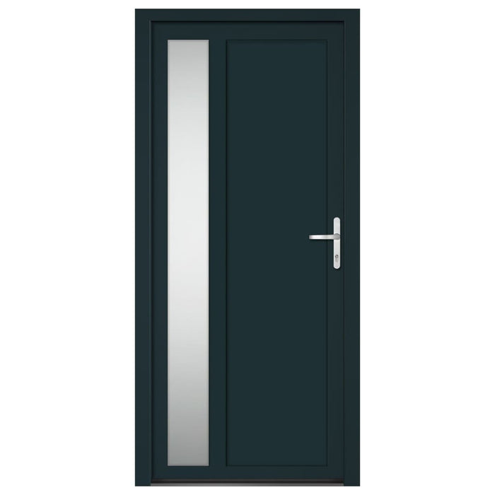 Porta Ingresso Antracite 98x208 cm in PVC 3157104