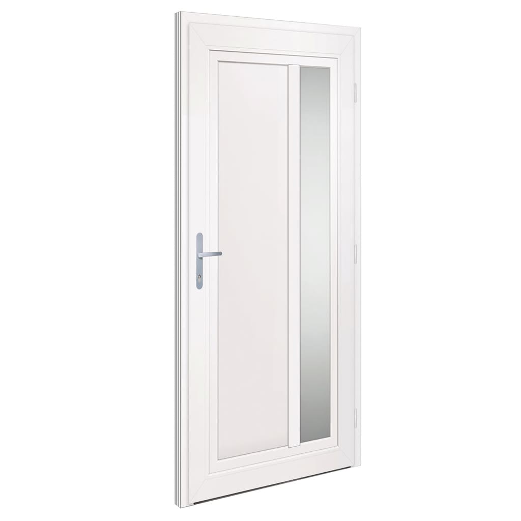 Porta Ingresso Antracite 98x208 cm in PVC 3157104