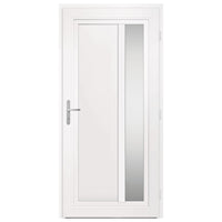 Porta Ingresso Antracite 98x208 cm in PVC 3157104