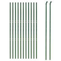 Recinzione Metallica Verde 2x25 m in Acciaio Zincatocod mxl 105210