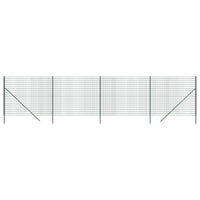 Recinzione Metallica Verde 1,4x10 m in Acciaio Zincatocod mxl 119075