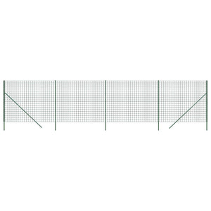 Recinzione Metallica Verde 1,4x10 m in Acciaio Zincatocod mxl 104033