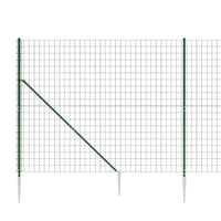 Recinzione Metallica con Picchetti Ancoraggio Verde 2x25 m 154126