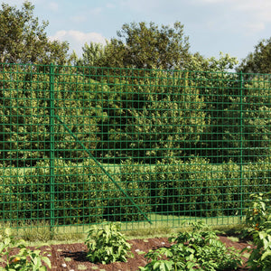 Recinzione Metallica con Picchetti Ancoraggio Verde 2,2x25 m 154127