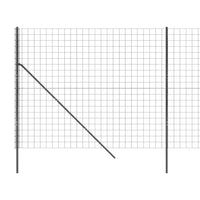 Recinzione Metallica Antracite 2,2x25 m in Acciaio Zincato 154239