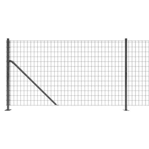 Recinzione Metallica con Flangia Antracite 0,8x25 m 154296