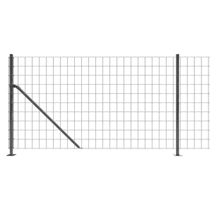 Recinzione Metallica con Flangia Antracite 1,1x10 m 154306