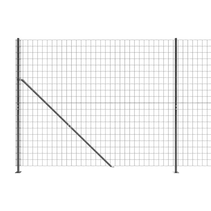 Recinzione Metallica con Flangia Antracite 1,8x25 m 154317