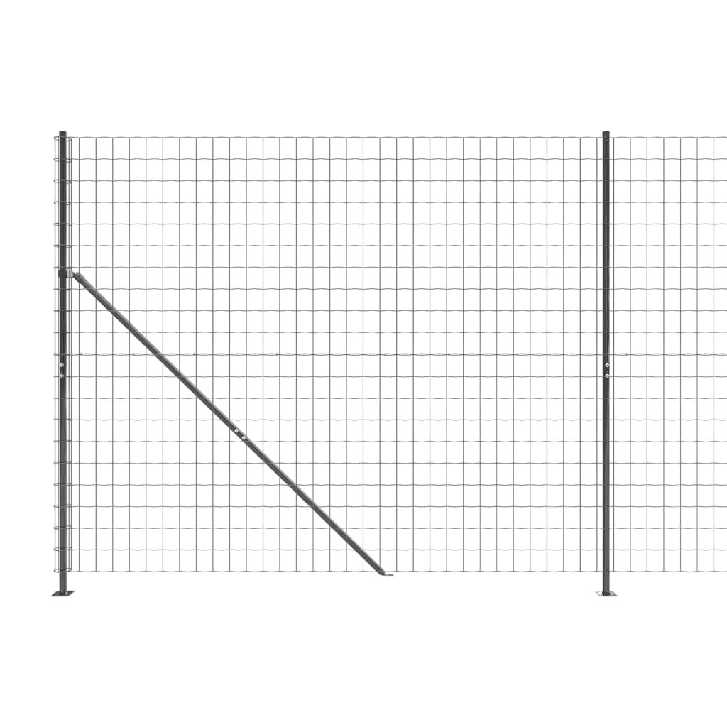 Recinzione Metallica con Flangia Antracite 2,2x25 m 154319