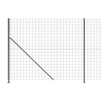 Recinzione Metallica con Flangia Antracite 1,6x25 m 154332