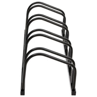 Portabici per 4 Biciclette Acciaio Nero 154424