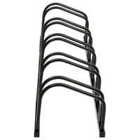 Portabici per 5 Biciclette Acciaio Nero 154425