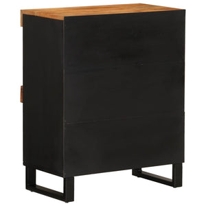 Credenza 60x33x75 cm in Legno Massello di Acacia 352886