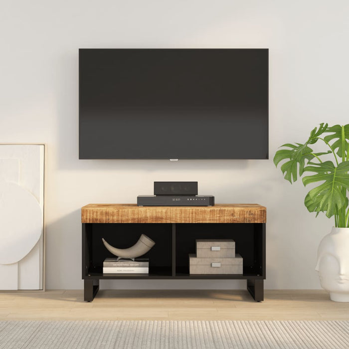 Mobile Porta TV 85x33x43,5 cm in Legno Massello di Mangocod mxl 79615