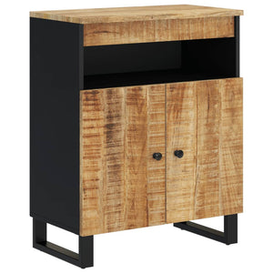 Credenza con 2 Ante 60x33x75 cm in Legno Massello di Mango 352913