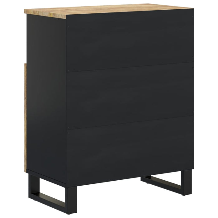 Credenza con 2 Ante 60x33x75 cm in Legno Massello di Mango 352913