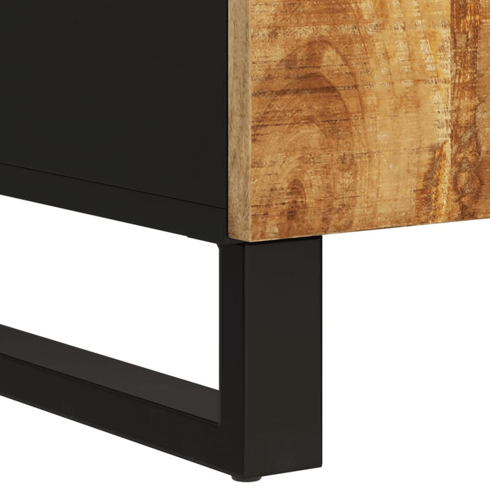 Credenza con 2 Ante 90x33x75 cm in Legno Massello di Mango 352925