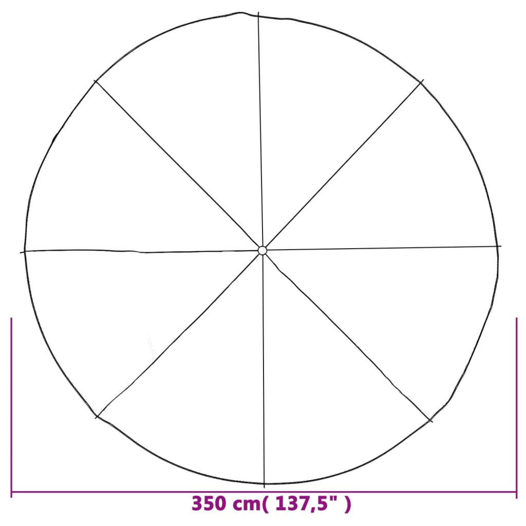 Paracadute da Gioco per Bambini Ø3,5 m in Tessuto 94239