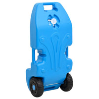 Serbatoio di Acqua con Ruote per Campeggio 25 L Blu 154413