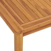 Set da Pranzo per Giardino 3 pz in Legno Massello di Teak cod mxl 78115