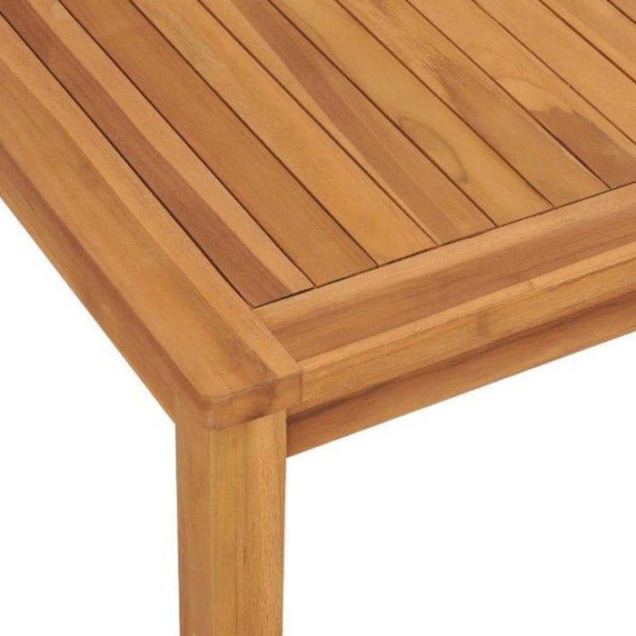 Set da Pranzo per Giardino 3 pz in Legno Massello di Teak 3157144