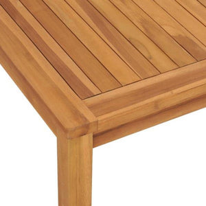 Set da Pranzo per Giardino 5 pz in Legno Massello di Teak cod mxl 78140