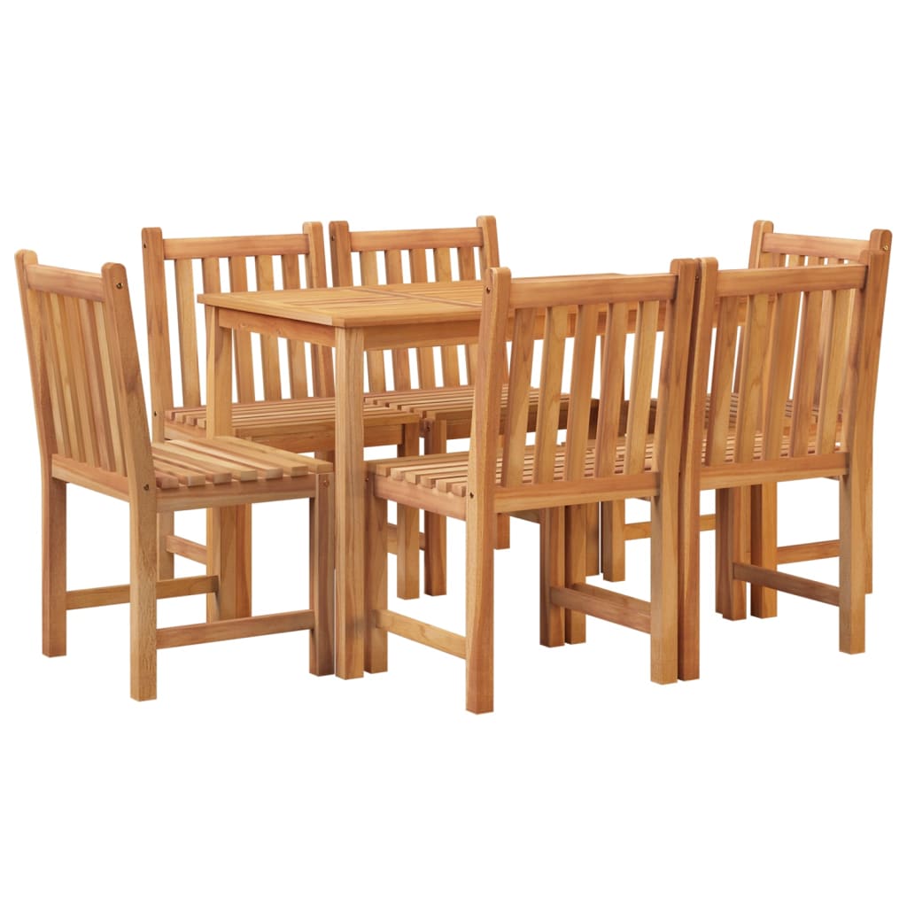 Set da Pranzo da Giardino 7 pz in Legno Massello di Teak cod mxl 42253