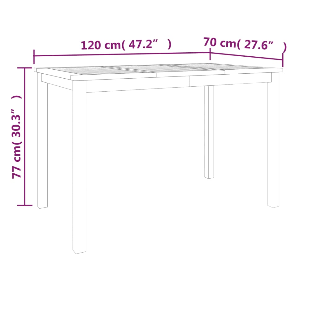 Set da Pranzo da Giardino 7 pz in Legno Massello di Teak cod mxl 42253