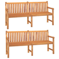 Set da Pranzo per Giardino 3 pz in Legno Massello di Teak cod mxl 43666