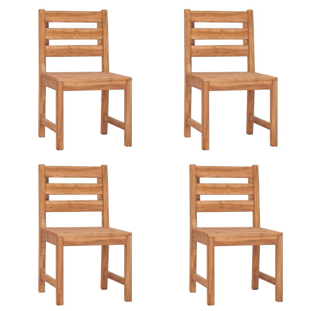 Set da Pranzo per Giardino 5 pz in Legno Massello di Teak 3157178