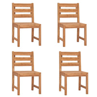 Set da Pranzo per Giardino 5 pz in Legno Massello di Teak 3157178