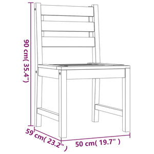 Set da Pranzo per Giardino 5 pz in Legno Massello di Teak cod mxl 42301