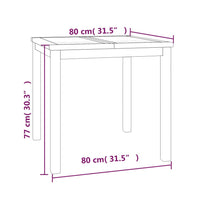 Set da Pranzo per Giardino 5 pz in Legno Massello di Teak cod mxl 42301