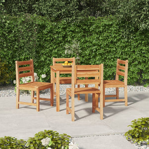 Set da Pranzo per Giardino 5 pz in Legno Massello di Teak cod mxl 42301