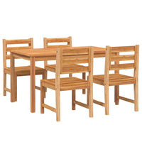 Set da Pranzo per Giardino 5 pz in Legno Massello di Teak cod mxl 53624