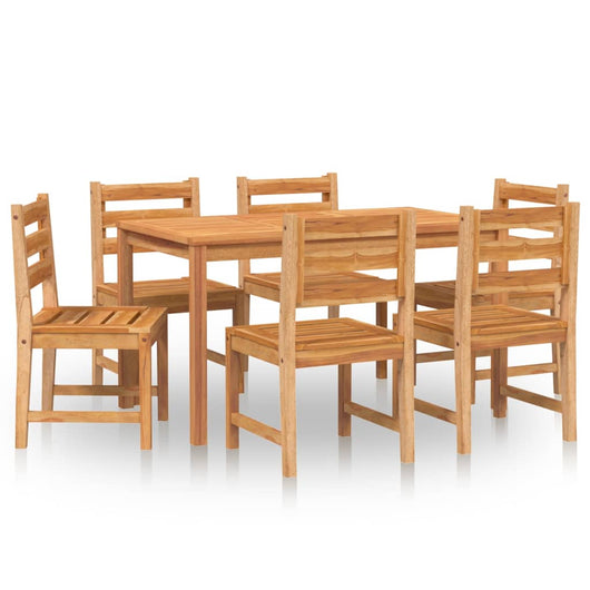 Set da Pranzo da Giardino 7 pz in Legno Massello di Teak cod mxl 44588