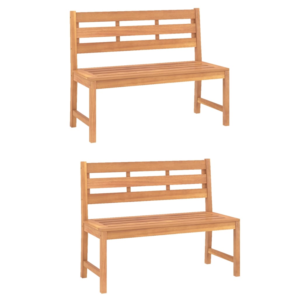 Set da Pranzo per Giardino 3 pz in Legno Massello di Teak cod mxl 37499