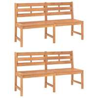 Set da Pranzo per Giardino 3 pz in Legno Massello di Teak 3157199