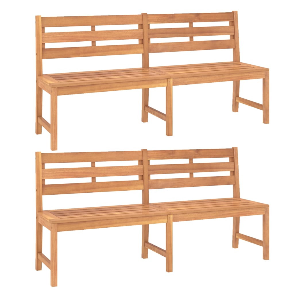 Set da Pranzo per Giardino 3 pz in Legno Massello di Teak cod mxl 37496