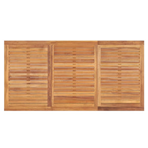 Set da Pranzo per Giardino 3 pz in Legno Massello di Teak cod mxl 37496